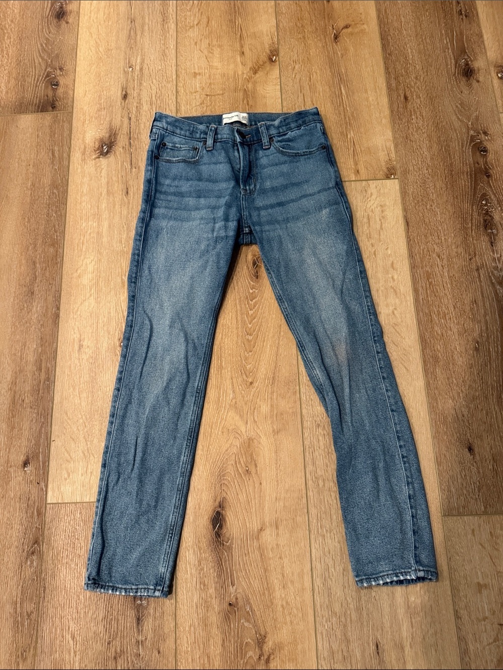 abercrombie kids | slim skinny blue denim jeans | size 13/14 regular